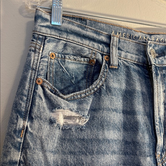 AE Strigid Ripped Highest Waist Baggy Straight Jean - Picture 6 of 13